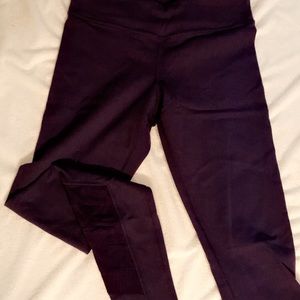 Lululemon Purple Leggings with detail on calves